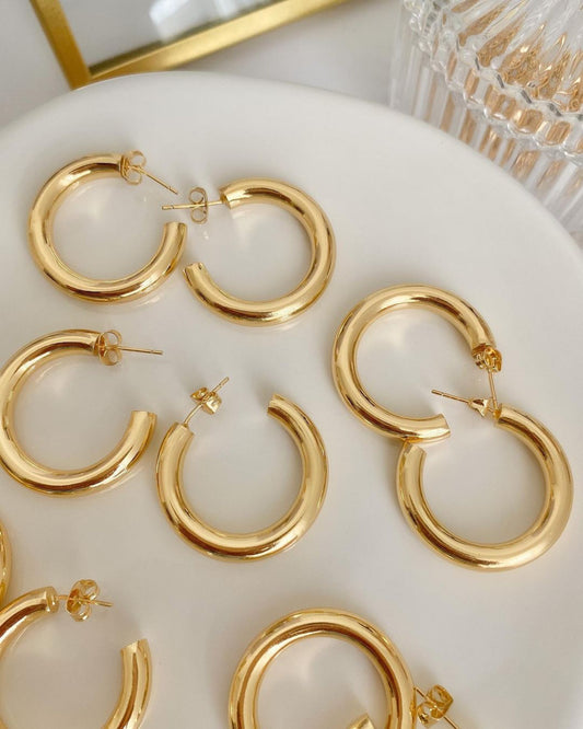 Argola media de tubo