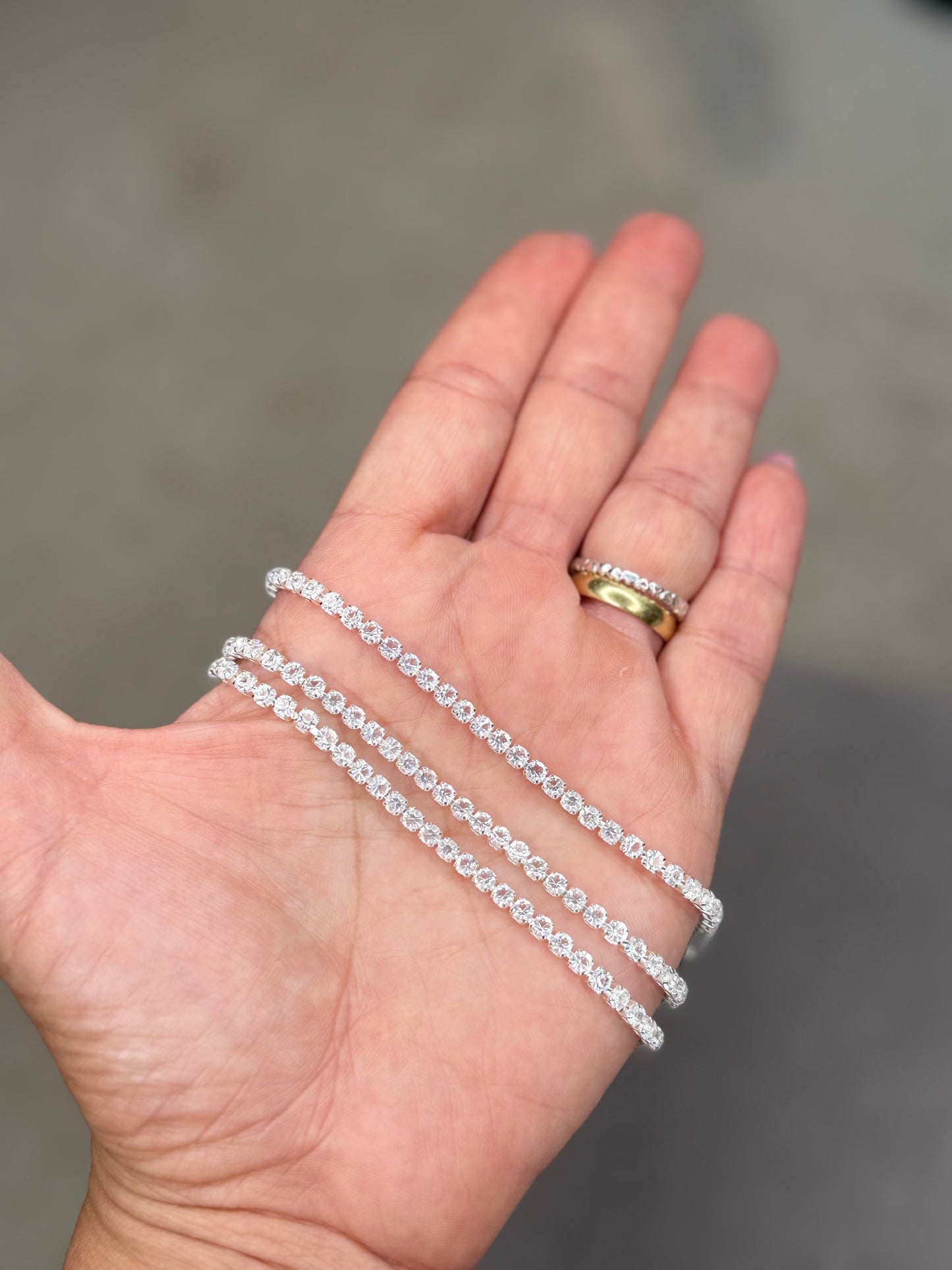 Pulseira Riviera Prata com Zircônias – Elegância Clássica e Brilho Intenso